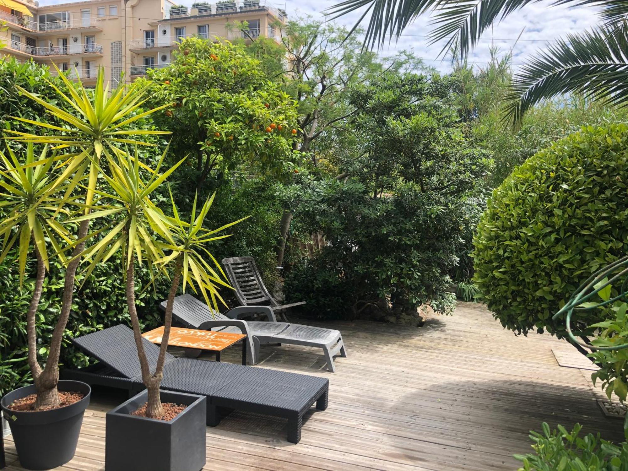 Only 60M To The Beach, 2 Bedroom Cozy Apartment, 80M2 Big Garden, Very Central Канны Экстерьер фото
